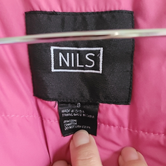 NILS Skiwear, Rose Pink Hooded Ski‎ Jacket Size 8 - Picture 4 of 12